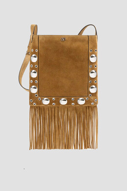 Valentino: Коричневая сумка 