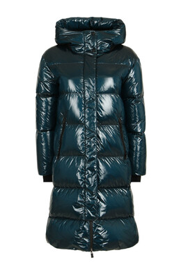 Herno: Синий пуховик 