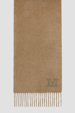 Max Mara: Бежевый шарф 