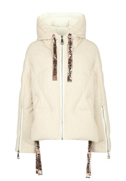 Khrisjoy: Бежевый пуховик 