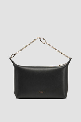 Furla: Чёрная сумка 