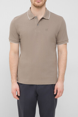 Corneliani: Бежевое поло 