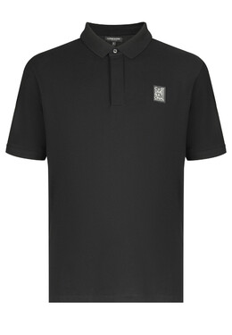 Costume National: Чёрная футболка 