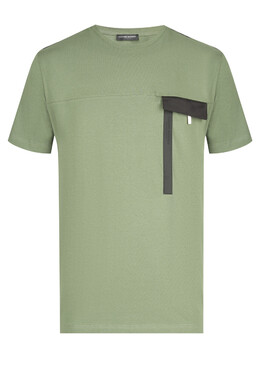 Costume National: Зелёная футболка 