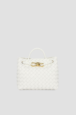 Bottega Veneta: Белая сумка 