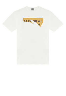 Diesel: Белая футболка 