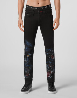 Philipp Plein: Прямые джинсы 