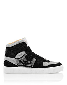Philipp Plein: Чёрные кроссовки 