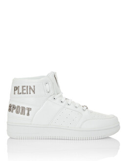 Plein Sport: Белые кроссовки 