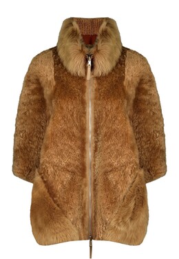 Diego M: Бежевая дублёнка 