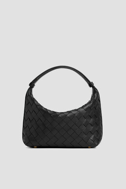 Bottega Veneta: Чёрная сумка 