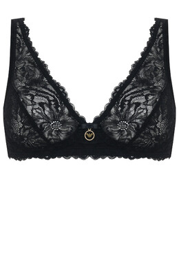 Emporio Armani Underwear: Чёрный бюстгальтер 