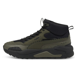 PUMA: Зелёные кроссовки  X-Ray 2 Square Mid