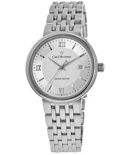 Carl F. Bucherer Adamavi Automatic Silver Dial Stainless Steel Men's Watch, Model: 00.10314.08.15.98