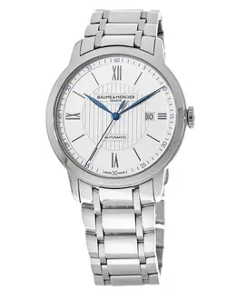 Baume & Mercier Classima Automatic Silver Dial Steel Men's Watch 10334 m0a10334