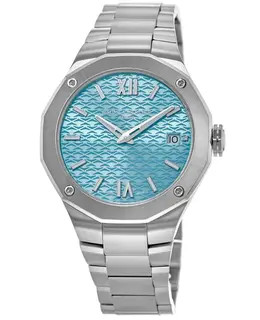 Baume & Mercier Riviera Light Blue Dial Steel Women's Watch 10612