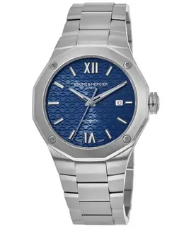 Baume & Mercier Riviera Automatic Blue Dial Steel Men's Watch 10620 m0a10620