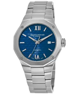 Baume & Mercier Riviera Automatic Blue Dial Steel Women's Watch 10679 m0a10679