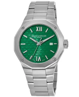 Baume & Mercier Riviera Green Dial Steel Women's Watch 10683 m0a10683