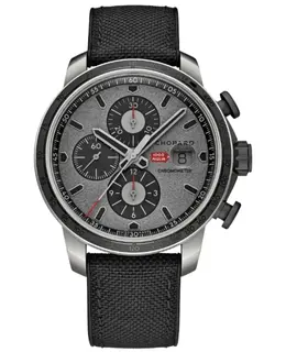 Chopard Mille Miglia GTS Chronograph Limited Italian Edition 2024 Automatic Grey Dial Black Fabric Strap Men's Watch Model 168571-3019