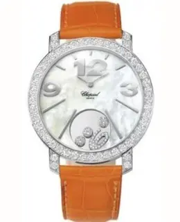 Chopard Happy Diamonds 18kt White Gold Mother of Pearl Women's Watch Model 207450-1005
