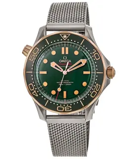 Omega Seamaster Diver 300M Automatic Grey Dial Titanium Men's Watch 210.90.42.20.10.001