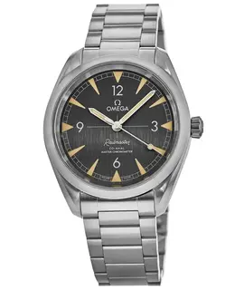 Omega Seamaster Railmaster Automatic Master Chronometer Black Dial Steel Men's Watch 220.10.40.20.01.001