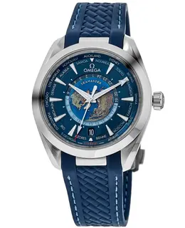 Brand New Authentic Omega Seamaster Aqua Terra Co-Axial Worldtimer 220.12.43.22.03.001