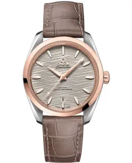 Omega Seamaster Aqua Terra 150m Master Co-Axial Grey Dial Steel Rose Gold Men's Watch Model: 220.23.38.20.06.001