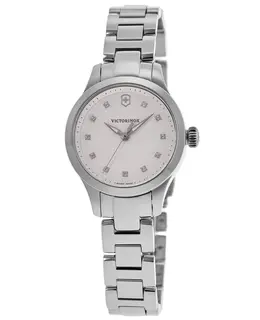 Victorinox Swiss Army Alliance XS Quartz White Crystal Dial Steel Women's Watch 241875
