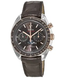 Omega Speedmaster Moonphase Co-Axial Master Chronometer Chronograph Sedna Gold Brown Dial Men's Watch 304.23.44.52.13.001
