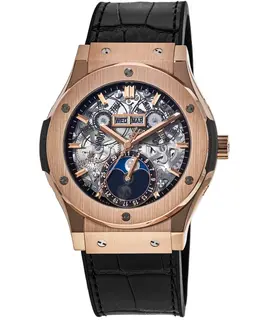 Hublot Classic Fusion Aerofusion Moonphase 18kt Rose Gold Men's Watch 517.ox.0180.lr