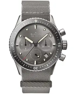 Authentic Blancpain Fifty Fathoms Bathyscaphe Flyback Chronograph Model 5200-1210-NAGA