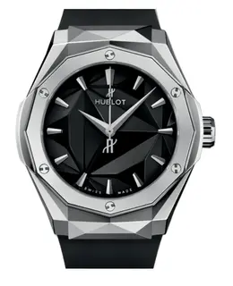 Hublot Classic Fusion Black Dial Rubber Strap Men's Watch 550.ns.1800.rx.orl19
