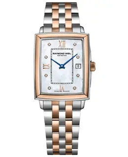 Raymond Weil Toccata 5925-sp5-00995 Mother of Pearl Diamond Dial Two-Tone Steel Women's Watch