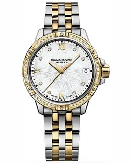 Raymond Weil Tango Mother of Pearl Diamond Dial Stainless Steel Women's Watch Model 5960-sps-00995