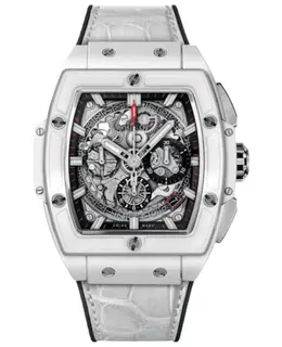 Authentic Hublot Spirit of Big Bang Automatic Chronograph Skeleton Dial Watch, Model 642HX0170LR