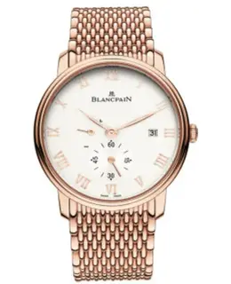 Authentic New Blancpain Villeret Power Reserve Mechanical Men's Watch 6606-3642-MMB