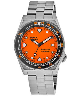 Doxa Sub 600T Professional Automatic Orange Dial Stainless Steel Men's Watch 861.10.351.10