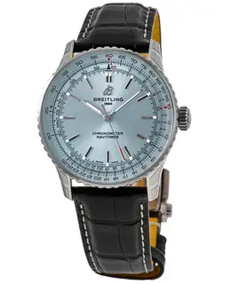 Breitling Navitimer Automatic 41 Blue Dial Leather Strap Men's Watch a17329171c1p1