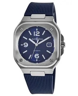 Bell & Ross BR 05 Blue Dial Rubber Strap Men's Watch br05a-blu-st/srb