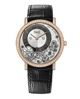 Piaget Altiplano Men's Watch G0A40013 - Rose Gold Case, Black Dial