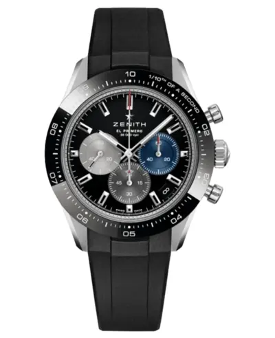 Brand New Authentic Zenith Chronomaster Sport, Model 03.3100.3600/21.R951 (black, arb9263)