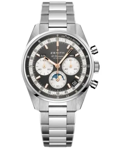 Original Chronomaster Grey Dial Steel Men's Watch Model 03.3400.3610/39.m320 Zenith 03.3400.3610/39.M3200 (arb9290)