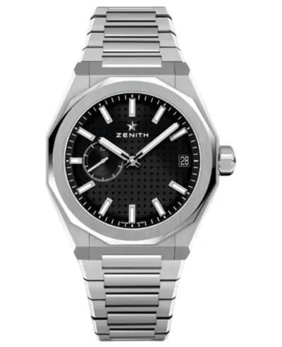 Authentic Zenith Defy Skyline Automatic Steel Men's Watch with Black Dial, Model 03.9300.3620/21.i001 (black, arb9296)