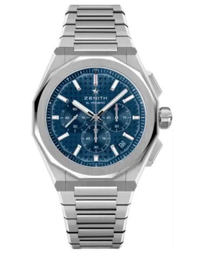 Authentic New Zenith Defy Skyline Automatic Chronograph Blue Dial Steel Men's Watch Model 03.9500.3600/51.I001 (blue, arb9305)