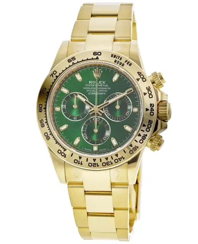 Rolex Cosmograph Daytona, Yellow Gold Automatic Green Dial Model 116508-0013 M116508-0013 (green, arb9347)