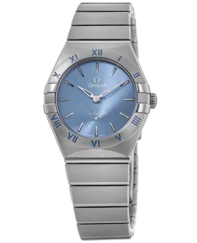 OMEGA Constellation Quartz Watch Model 131.10.28.60.03.001 (blue, arb9373)