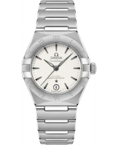 Omega Constellation Manhattan Chronometer 29mm Silver Dial Stainless Steel Women's Watch Model 131.10.29.20.02.001 (arb9381)