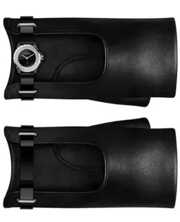 Chanel J12 XS Limited Edition Black Dial Diamond on Black Leather Gloves Women's Watch h4872